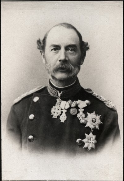 Ritratto di Cristiano IX di Danimarca (1818-1906), Re di Danimarca da French Photographer